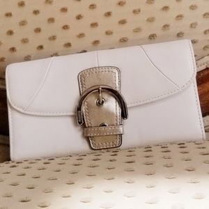 Vintage Coach Checkbook Wallet